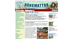 Desktop Screenshot of hangmattor.nu